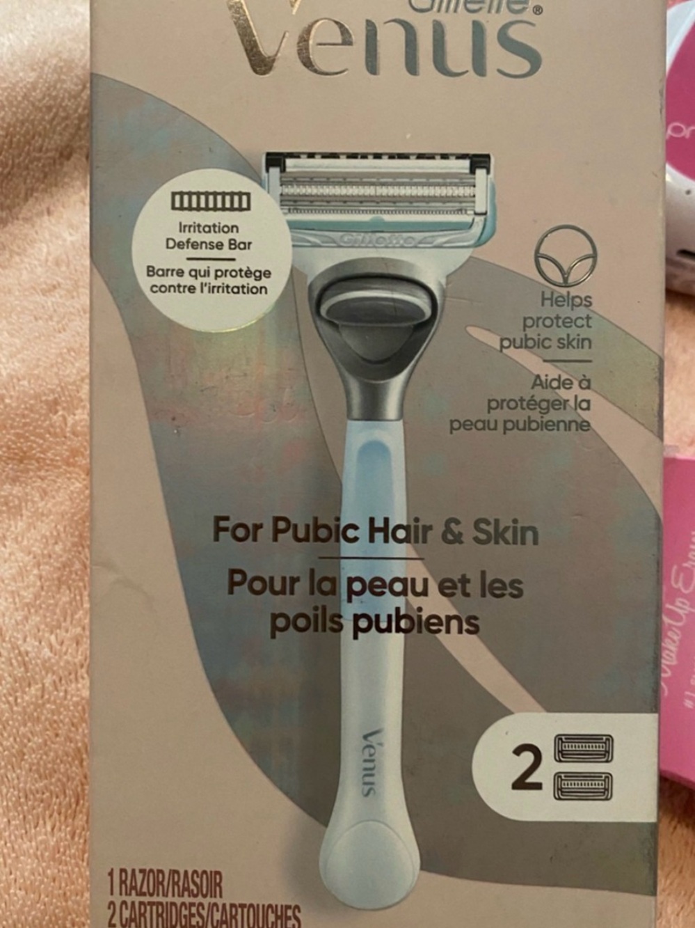 Gillette VENUS Women's Razor for Pubic Hair & Skin